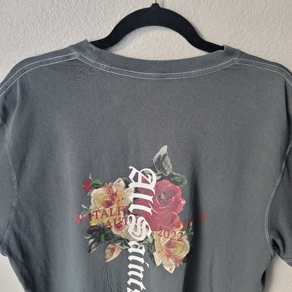 AllSaints Oshiba Crewneck Short Sleeve Graphic Tee, Size Small, Washed Black - Picture 6 of 10